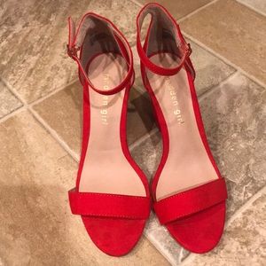 Madden girl sz 6 beella heel red